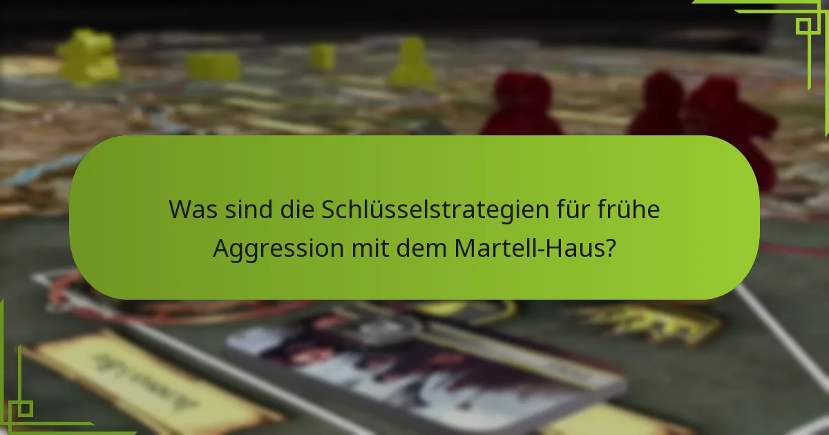 Wie können Überraschungstaktiken effektiv vom Martell-Haus eingesetzt werden?