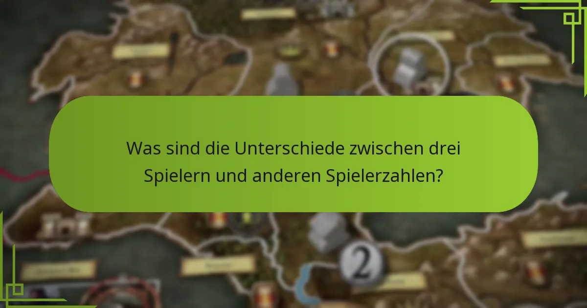 Welche einzigartigen Regeln gelten für das Drei-Spieler-Szenario?