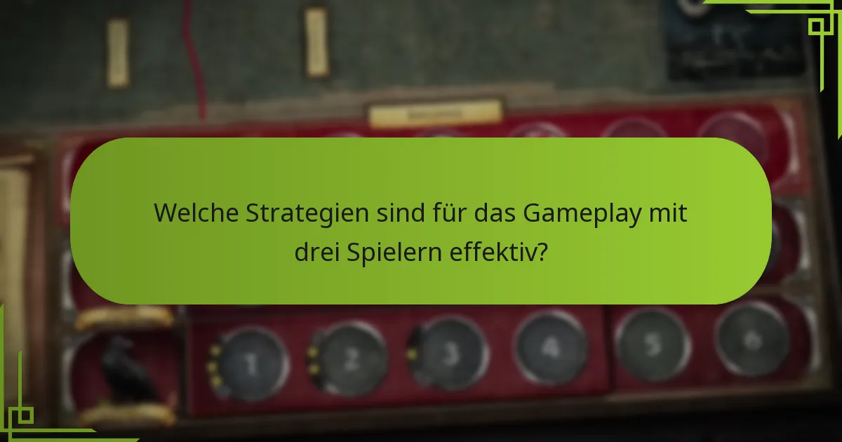 Was sind die Unterschiede zwischen drei Spielern und anderen Spielerzahlen?