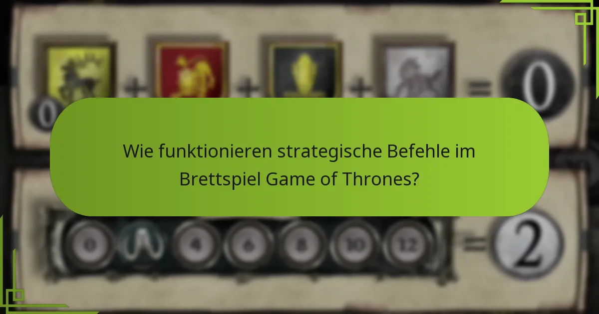 Wie vergleichen sich strategische Befehle mit Bewegungsbefehlen?